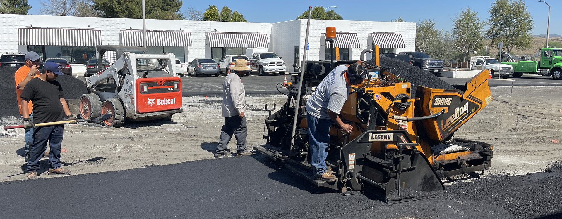Asphalt work Parking lot