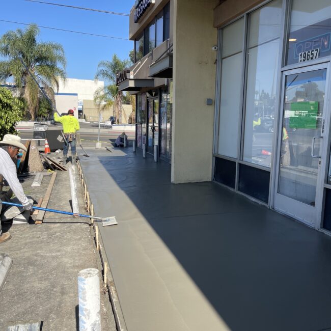 ADA Compliance concrete sidewalk